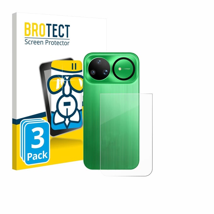 Screenprotector 3 Stuks voor Huawei Nova 15 Ultra (Achterkant) Beschermglas transparant