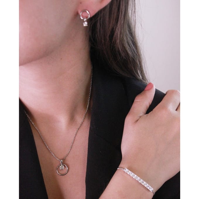 Mia Octavia Sets - Zilver en Kristal
