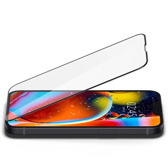 Spigen Glas.tR Apple iPhone 16e/14/13 (Pro) Screen Protector Full Cover