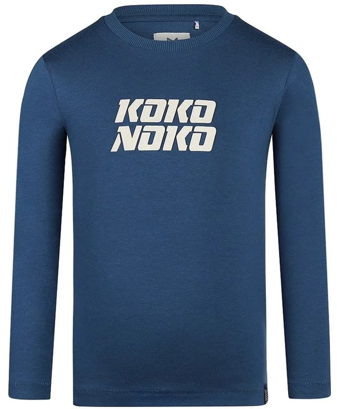 Koko Noko Shirt Mid blue maat 98
