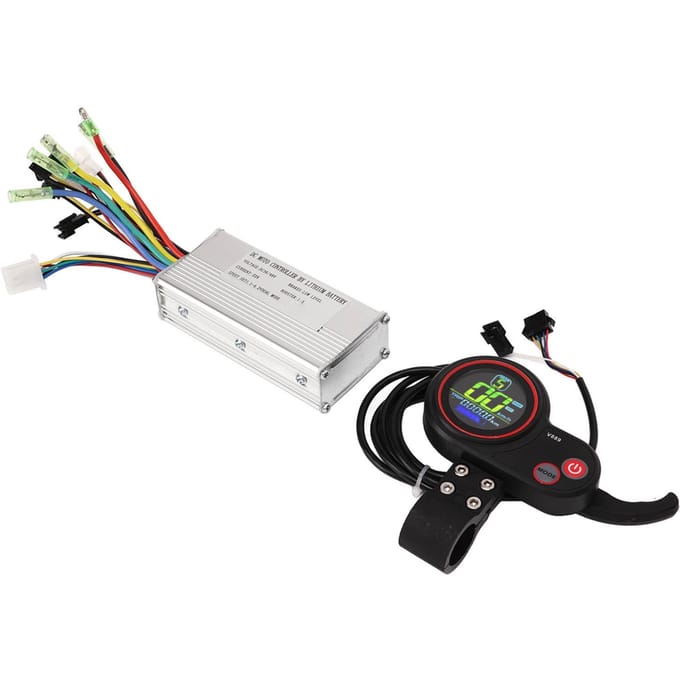 Elektrische Fiets Motor Controller LCD Kleurenscherm Paneel voor 36V 500W Borstelloze Motor 36V 48V 22A white