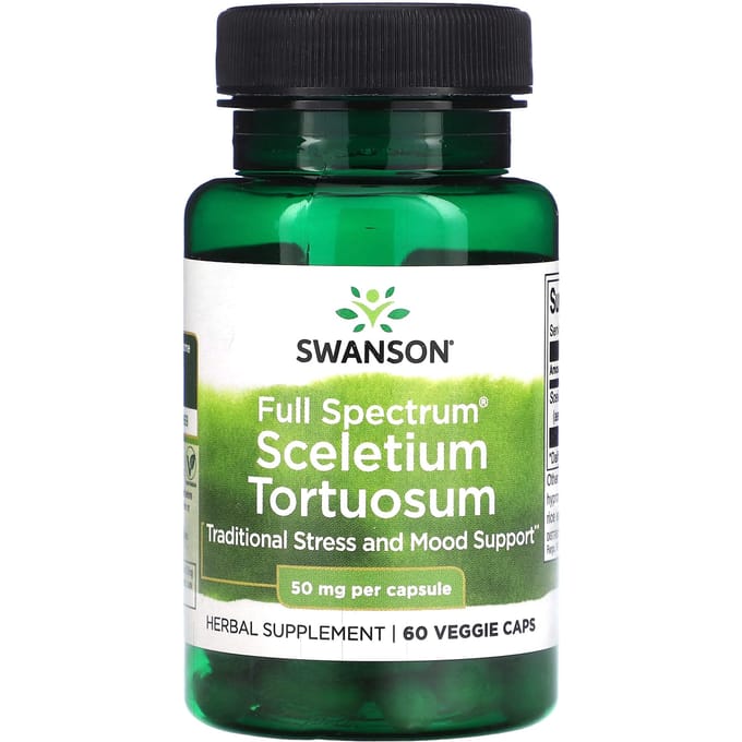 Full Spectrum Skeletal Tortuosum, 50 mg, 60 vegetarische capsules
