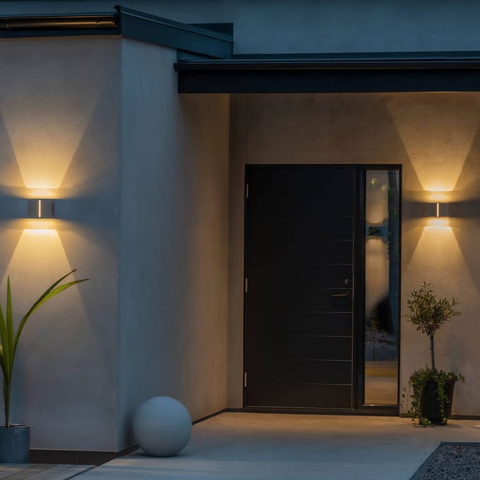 Konstsmide Pavia 7877-370 LED-buitenlamp (wand) Energielabel: G (A - G) LED 12 W Antraciet