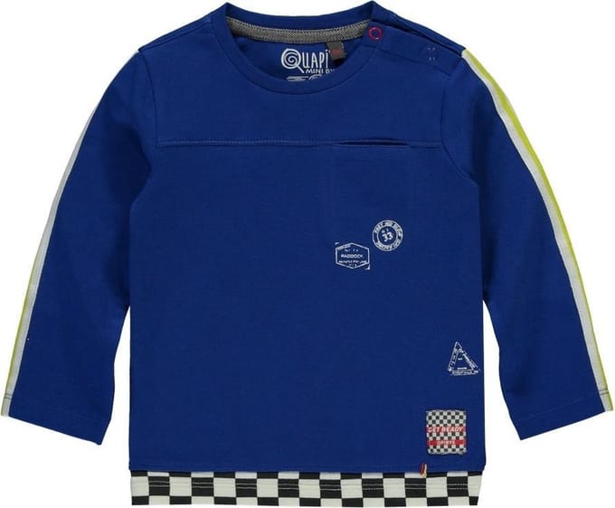 Quapi longsleeve Valdemar fast blue