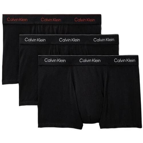 Calvin Klein 3 Pack Relaxed Dart Trunks - Icon Cotton Stretch