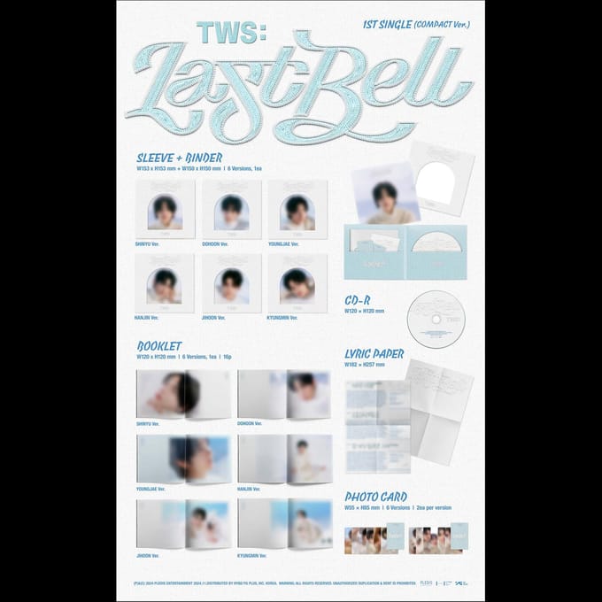 TWS - Laatste Bel COMPACT Versie. 1e Single Album NO POB_Random ver. white