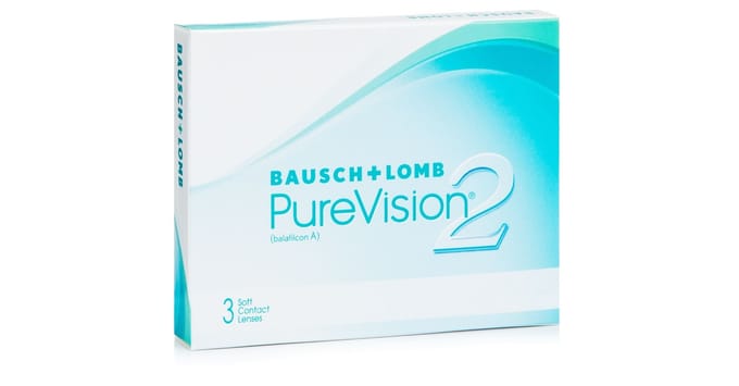 -2.50 - PureVision®2 - 3 pack - Maandlenzen - BC 8.60 - Contactlenzen