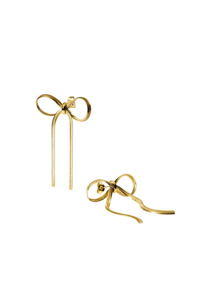 PURELEI Bow Ohrringe Gold Taglia: OS | Orecchini Outlet | Donna | Giallo