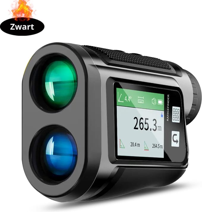 Nivard Afstandsmeter - Laser - Afstandmeter - Rangefinder - Digitaal - Golf - 1000M - Zwart