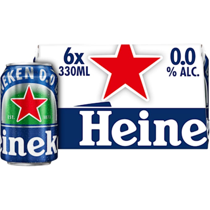 Heineken Premium Pilsner Alcoholvrije Bier - 6 x 330 ml
