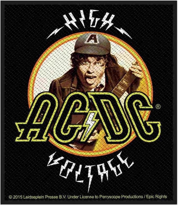 AC/DC - High Voltage Angus Patch - Multicolours