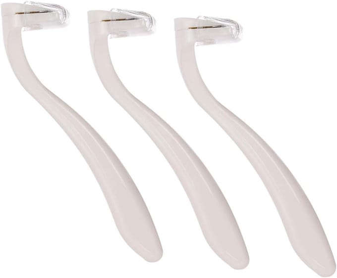Draagbare Bodyshaver - Dames Trimmer - Gladde Huid - Huidvriendelijk Ontwerp - 3 Stuks - Wit