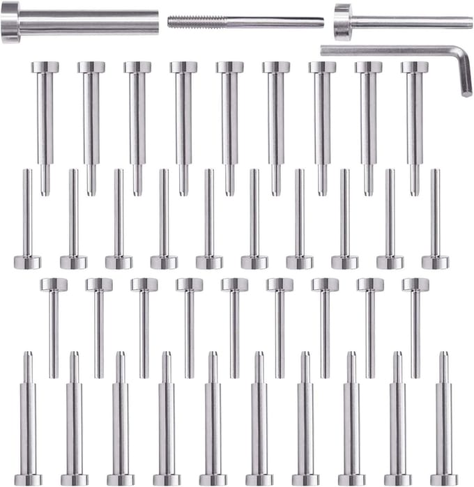 Kabelreling Kit - Spanschroef Set - Terras Afschermen - Onzichtbare Montage - 1/8 Inch Kabel - Metaal
