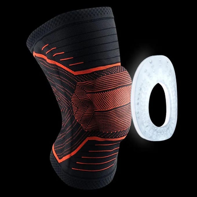 Professionele Compressie Kniebrace Ondersteuning Beschermer Rug XL