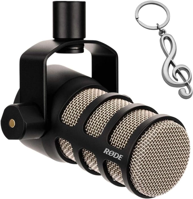 Podcast Microfoon - Spreker Microfoon - Stemopname - Geïntegreerde Popfilter - 172 mm Hoogte - Zwart