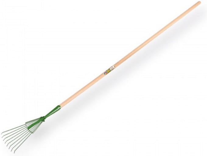 Bladhark profi 8 tanden verenstaal met steel 150x2,8cm