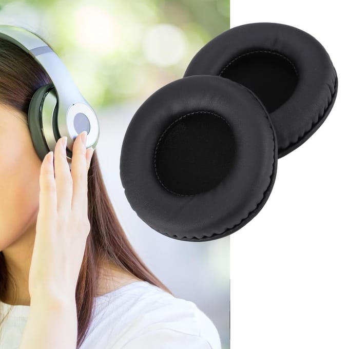 Universele Vervanging 100MM Oorkussens Zacht Schuim Kussen Headset Hoes Etui black