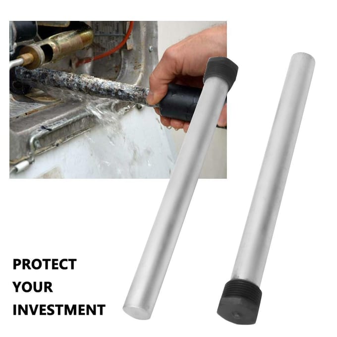 2 stuks NPT34 21*235mm Waterverwarmer Magnesiumlegering Anodestaaf Anticorrosie Magnesiumstaaf gray