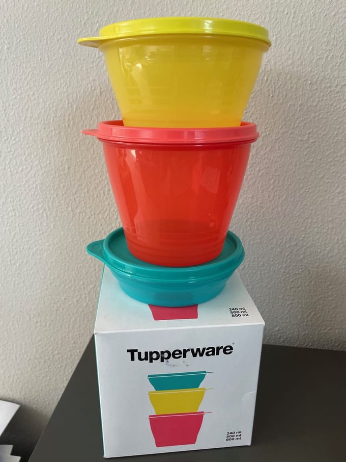 Tupperware classico kommenset trendy