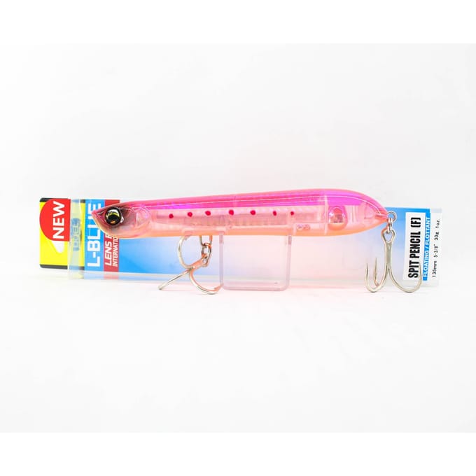 Leurre flottant Yo Zuri Duel L Blue Spit Pencil 135F F1230-HPI (1015) white