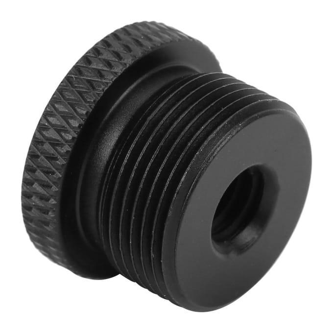 Microfoonstandaardadapter 1/4 inch vrouwelijk naar 5/8 inch mannelijk schroefdraadadapter voor cameramonitor black