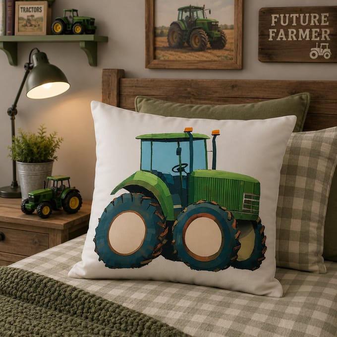 Tractor Adventures Collection Kussenhoes - 45x45 cm
