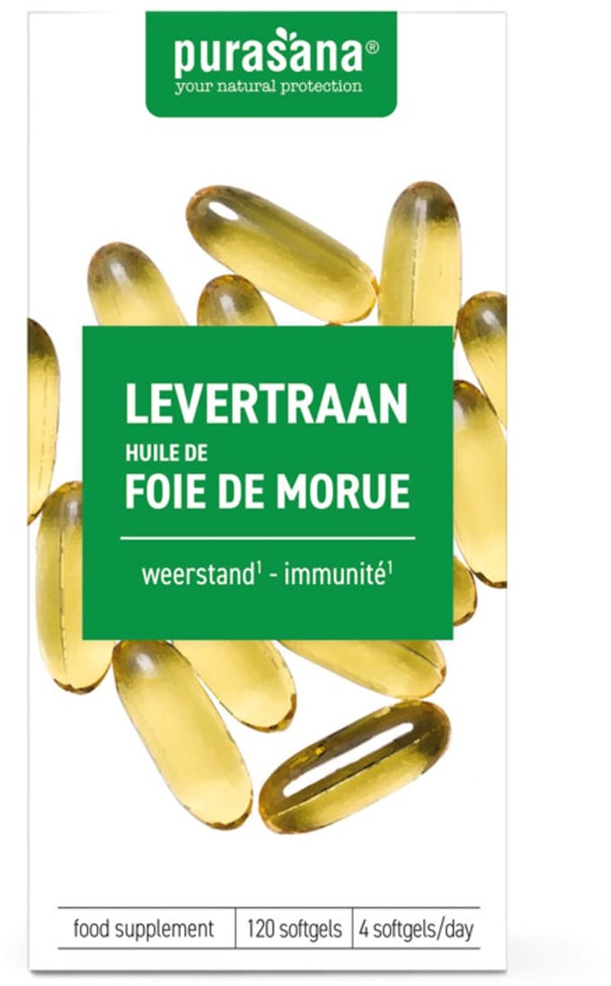Purasana Single Extracts Oils Levertraan Softgels - 120 capsules
