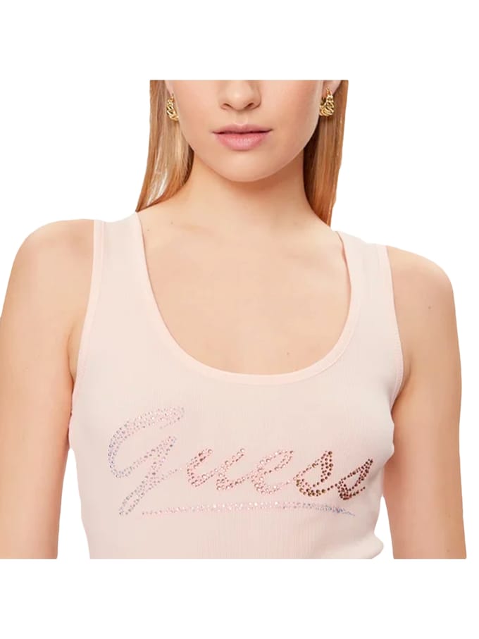 Guess damestop met strasssteentjes
