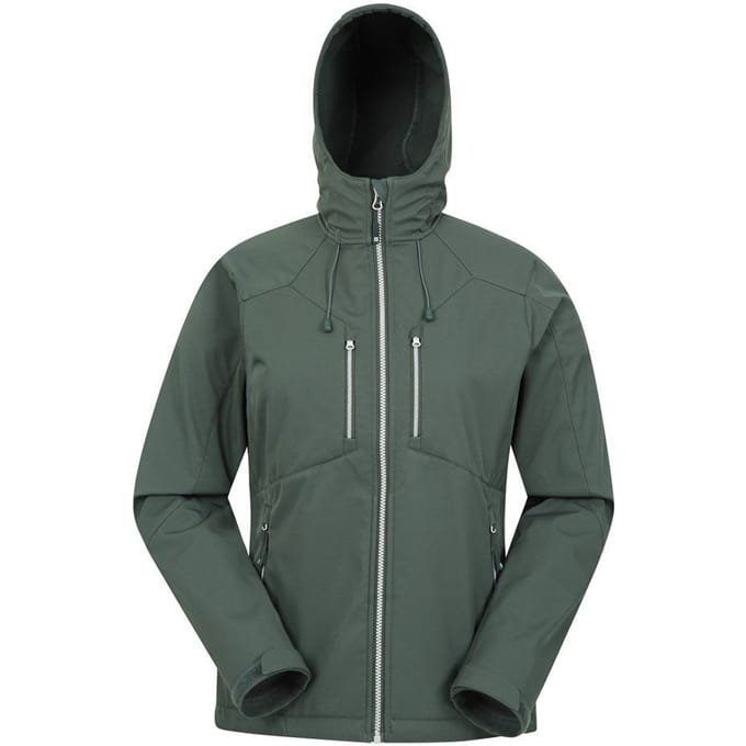 Mountain Warehouse Dames/Dames Helsinki Gerecycleerd Soft Shell Jasje (Khaki)