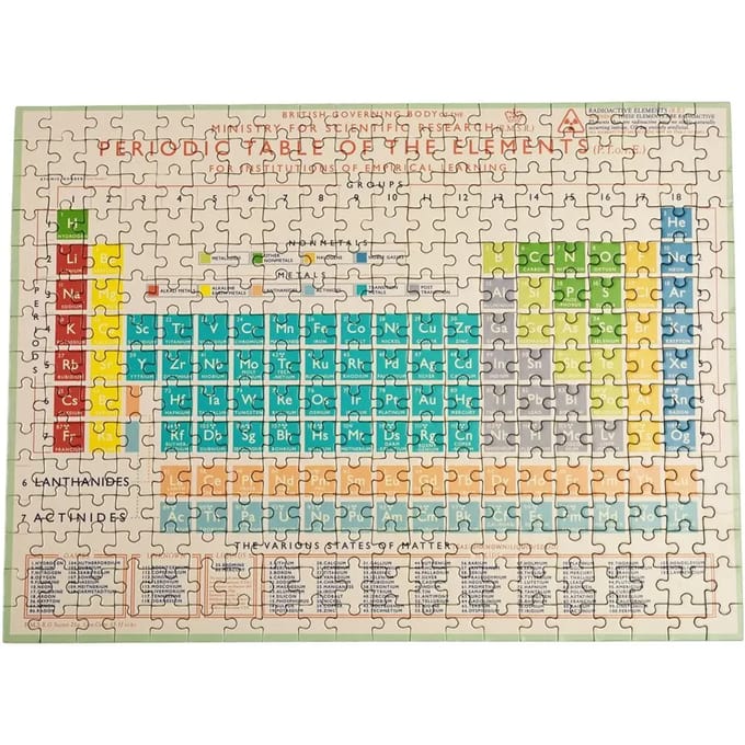 300 stukjes puzzel Rex London Periodic Table