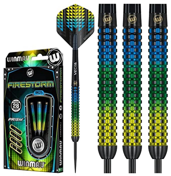 Tungsten Darts Set - Pijltjes Set - Precisie Werpen - Mill-Grip Technologie - 28 Gram - Zwart
