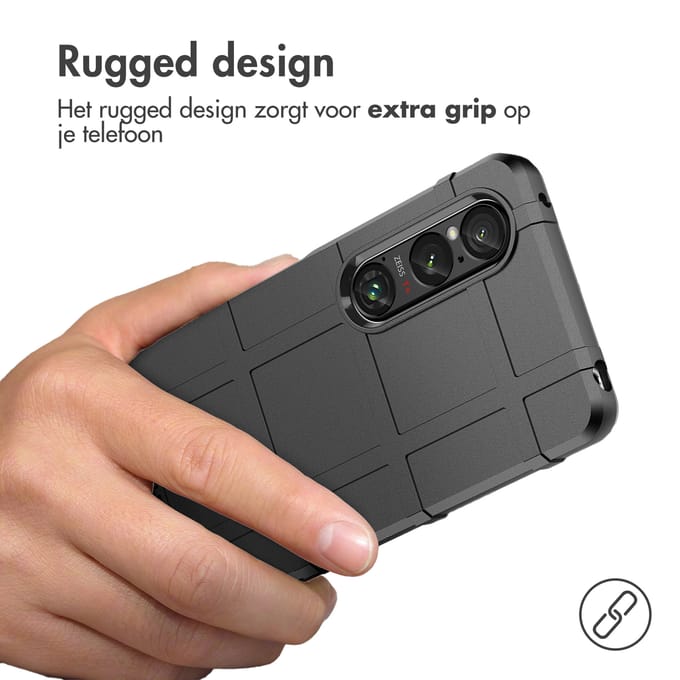 imoshion Rugged Shield Backcover voor de Sony Xperia 1 VI - Zwart