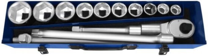 EXPERT by FACOM E194682 DOPPENSET 3/4" IN KOFFER 14-DELIG