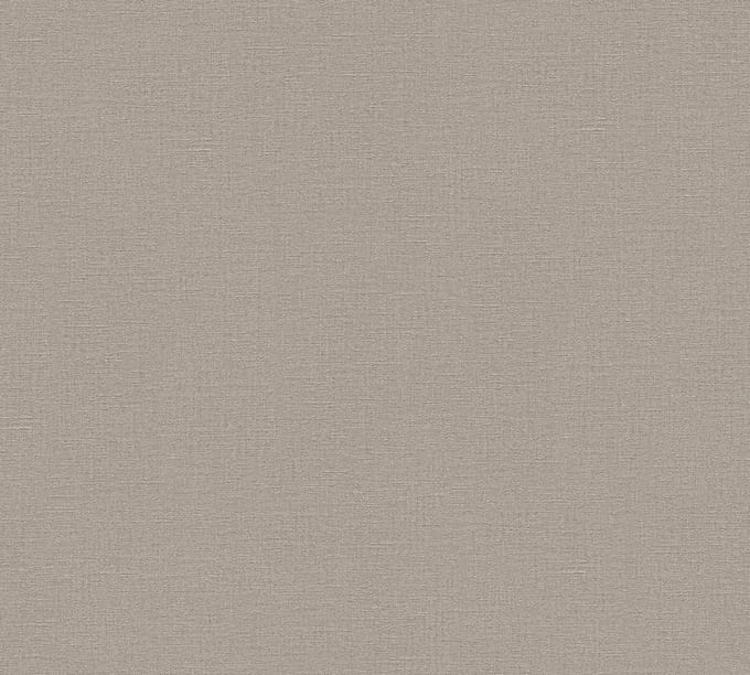 LINNENLOOK BEHANG | Basic - bruin - A.S. Création Desert Lodge