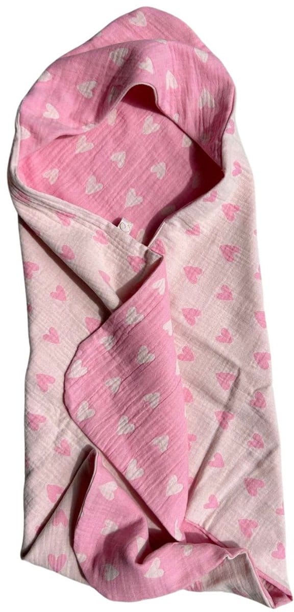 Cateu Julie Baby Omslagdoek - Wikkeldeken - Badcape - Hydrofiele Doek