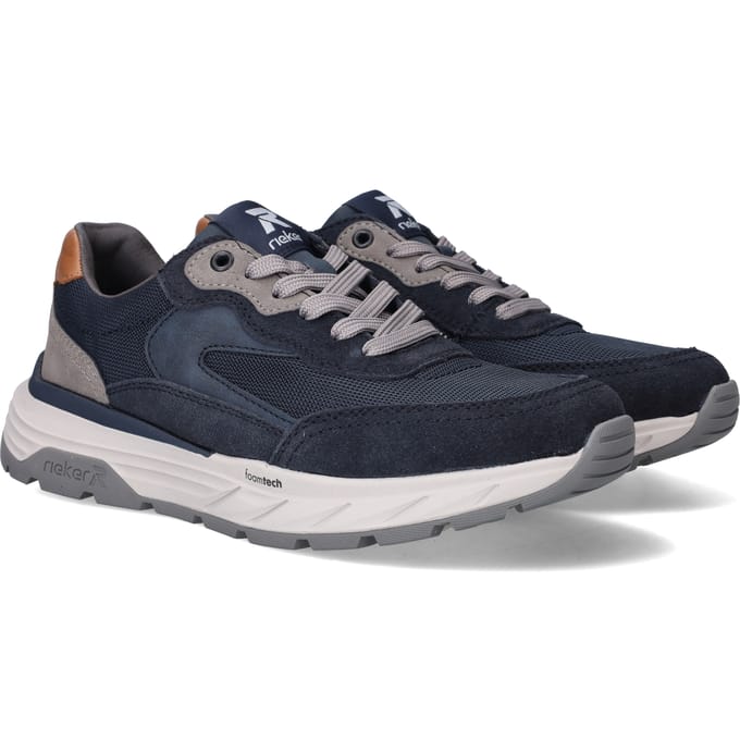Rieker Sneakers H-leest blauw - Maat 43