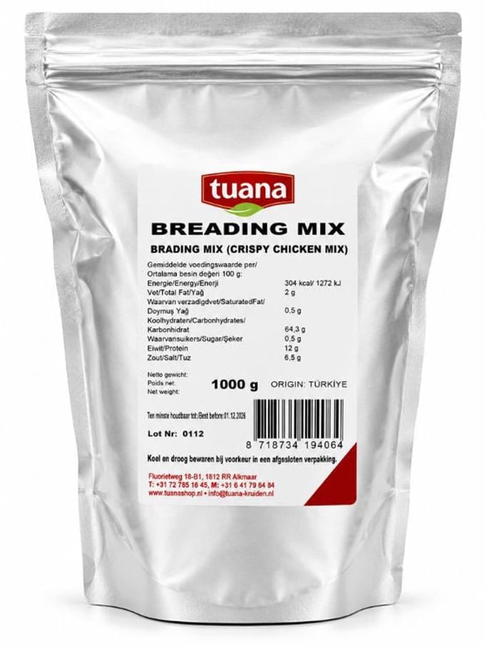 Tuana Kruiden - Breading Mix Crispy Chikken - Tuanashop - KZZ034