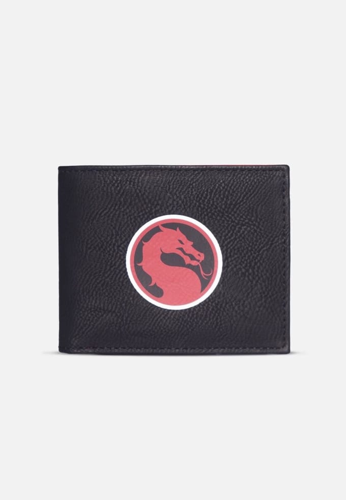 Mortal Kombat - Dragon Logo Bifold portemonnee - Zwart