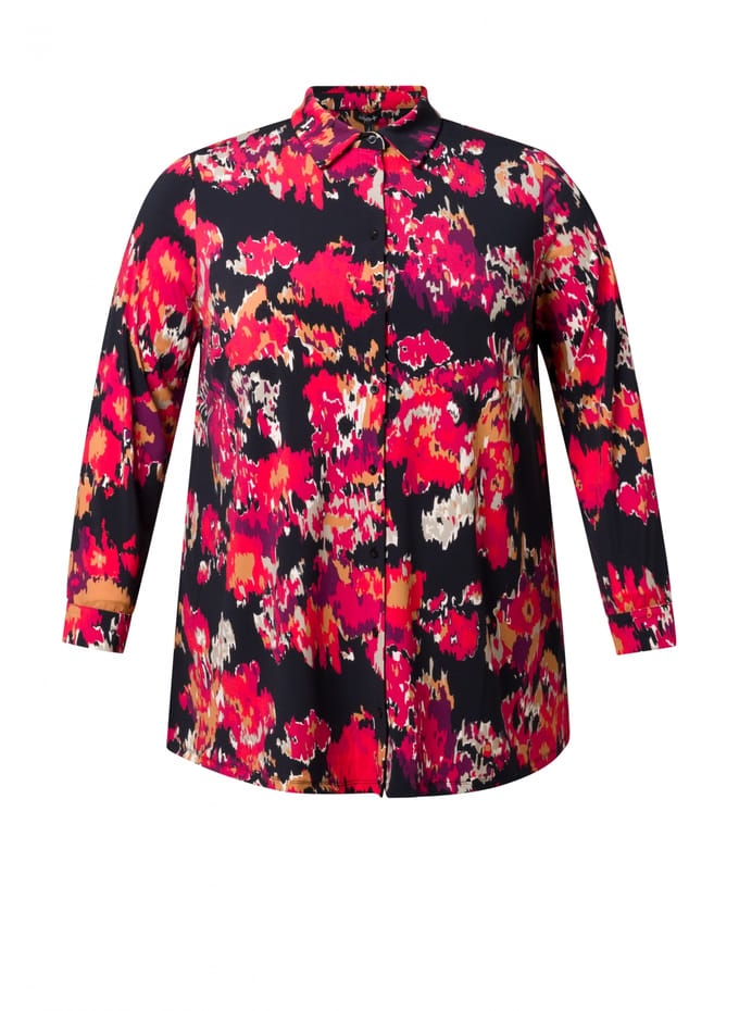 COLLETTA Neeltje Tops - Soft Red/Multi Colou