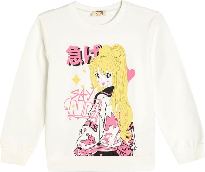 Ronde kraag Met drukwerk Sweatshirt