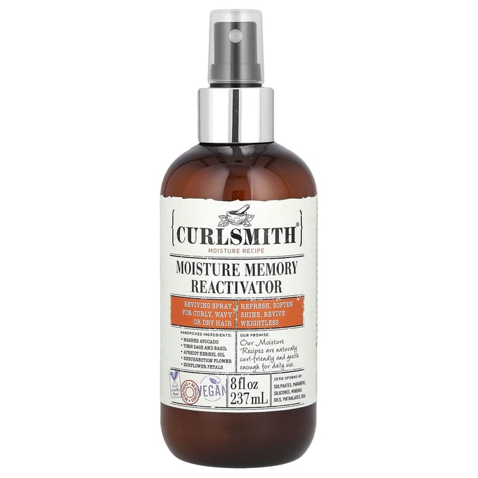 Curlsmith - Moisture Memory Reactivator 237ml - Leave-in & Refresh Spray - Krullend Haar