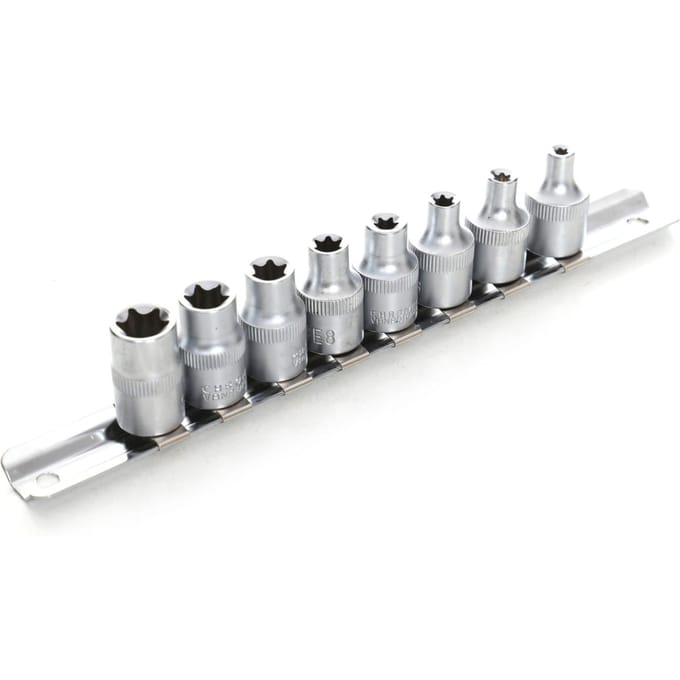 Kraft&Dele 8-delige Torx-doppenset 3/8"