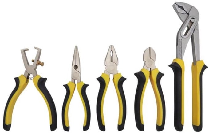 Pliers Set - 5 Delige Set van Chrome Vanadium Staal Gereedschap