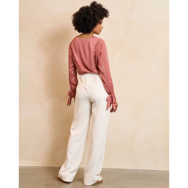 Lofty Manner Broek Trouser Serin Ra201 1 115 Ecru Dames Maat - S