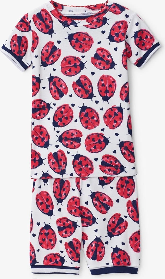 Hatley Pyjama ss Love Bugs maat 98