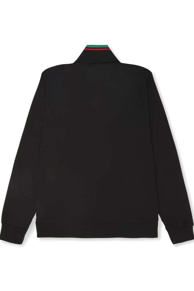 FILA Sagano Regular Taped Track Jacket Black Größe: M | Sportjacken Outlet | Herren | Schwarz