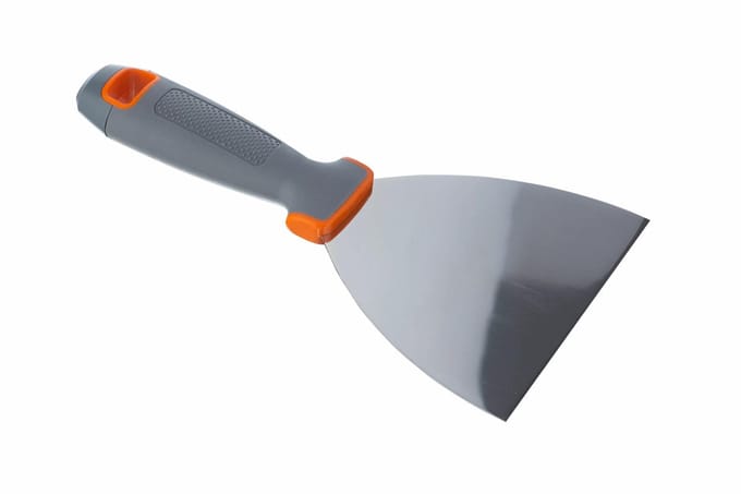 Awtools Black Line - Flexibele Spackmes - 100mm - Ergonomische Handgreep