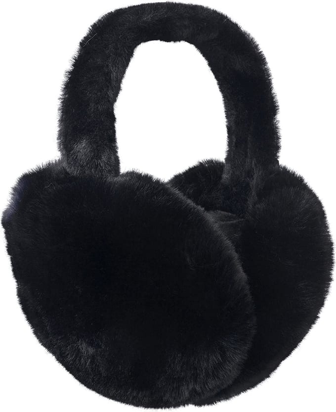 Juleeze Oorwarmers 13 cm Zwart Polyester