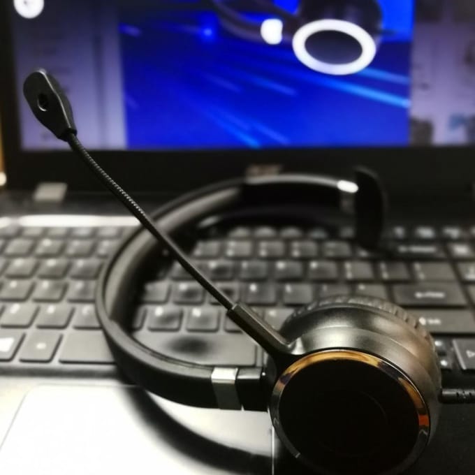 Trafic Téléphonique Écouteur Communication Centre d'Appels Casque d'Ordinateur USB Contrôle Filaire Son Clair