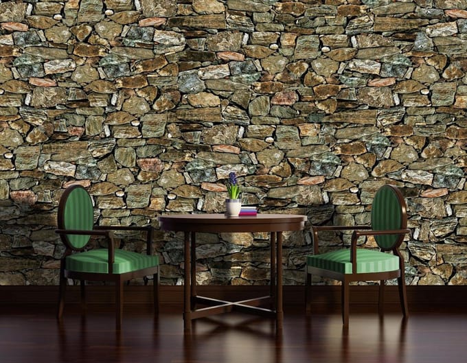 Stone Wall Photo Wallcovering